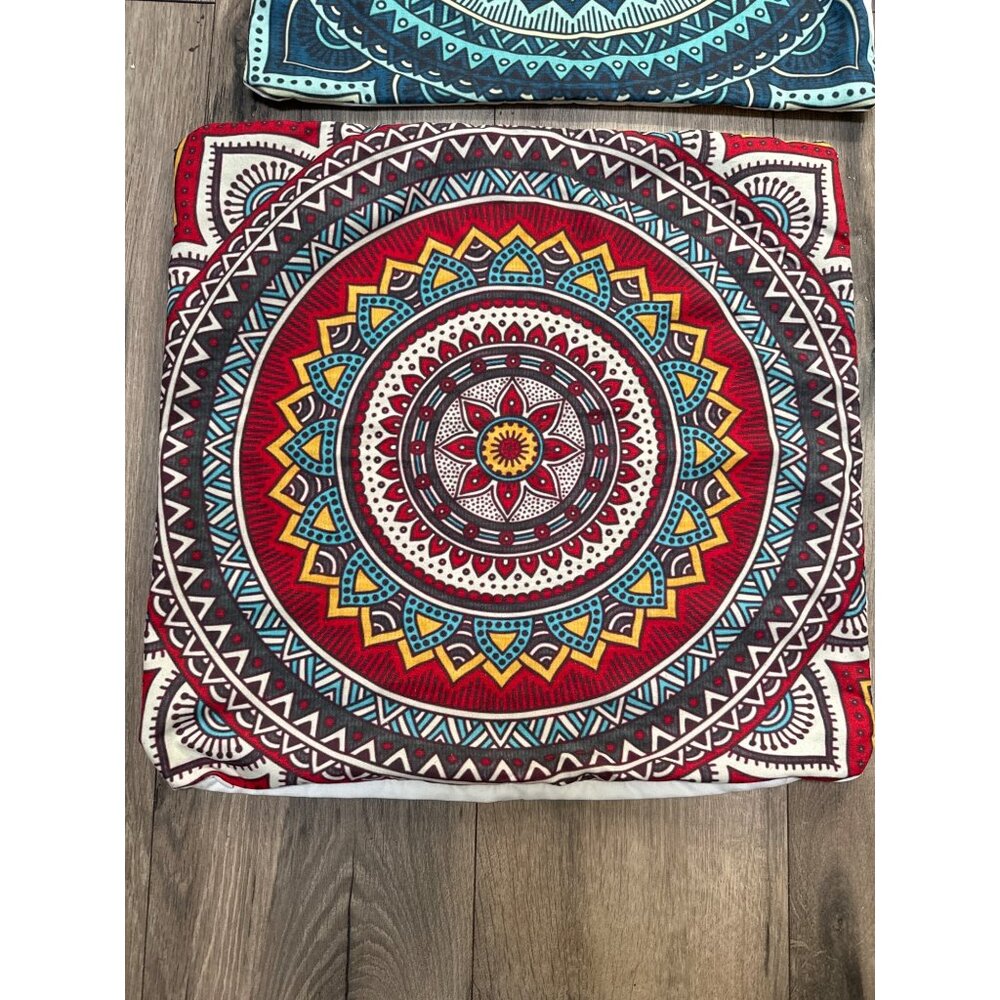4 Throw Pillow Cases Retro MCM Print Vibrant Colorful Unbranded READ - Picture 4 of 9